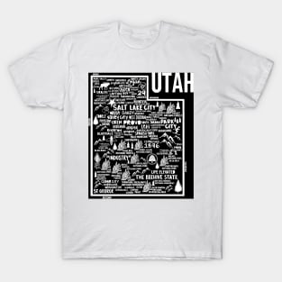 Utah Map T-Shirt